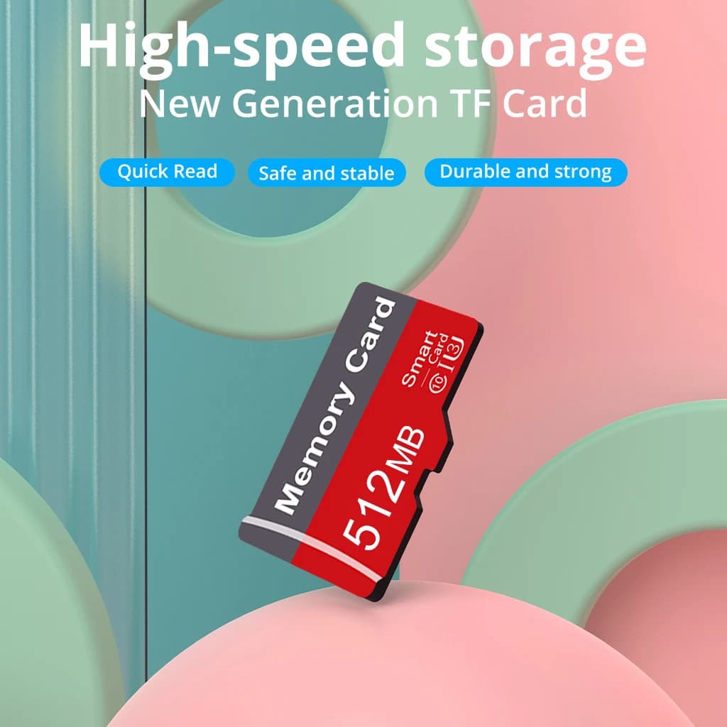 بطاقة ذاكرة صغيرة السعة 64M 128M 256M 512M بطاقة TF للكاميرا والهاتف المحمول - 4