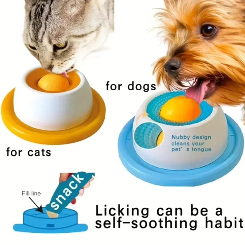 لوازم كلاب جديدة مضادة للانقلاب، ألعاب مقاومة للعض والملل للقطط والكلاب الصغيرة، أدوات لعق للحيوانات الأليفة