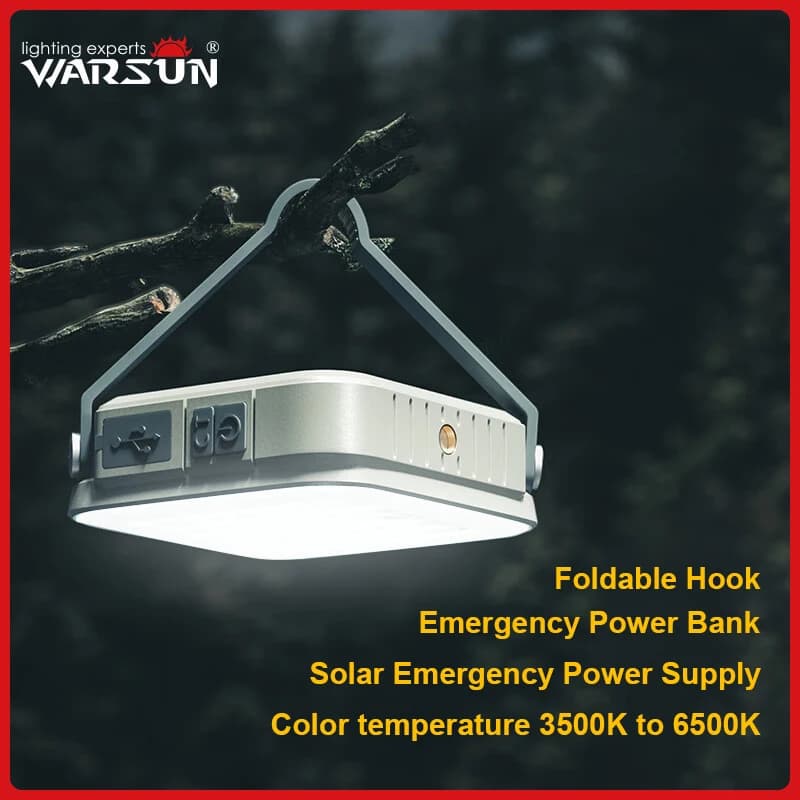 Warsun CP36 Camping Lights SMD Rechargeable Outdoor Hanging Lights Portable Fill Light Work Maintenance Lighting