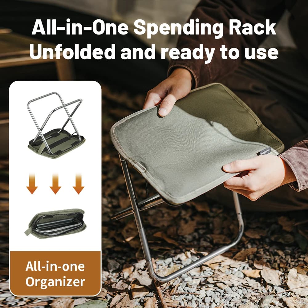 كرسي تخييم Naturehike خفيف الوزن من الألمنيوم كراسي قابلة للطي محمولة مقعد صيد سميكة إسفنج مقعد تنزه - 3