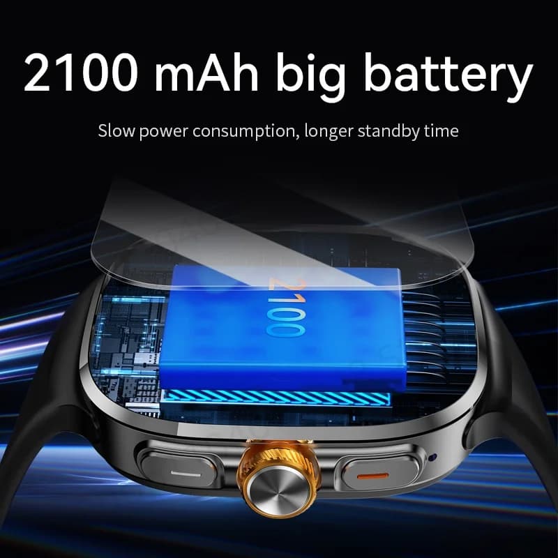 M99 Smartwatch 5G With 2.4inch Amoled Screen 900W Rotating Camera WIFI GPS Position Compass NFC Bluetooth Smart Watch Men Women - 5
