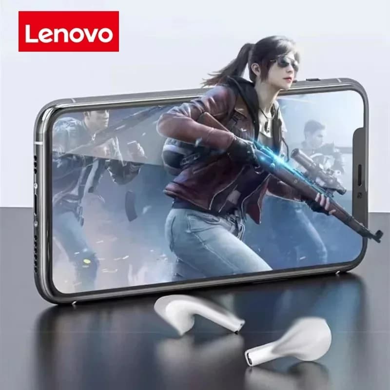Lenovo Touch Control Wireless in-Ear Headphones with Active Noise Cancellation, Bluetooth 5.4, Gaming and Built-in Microphone - 4