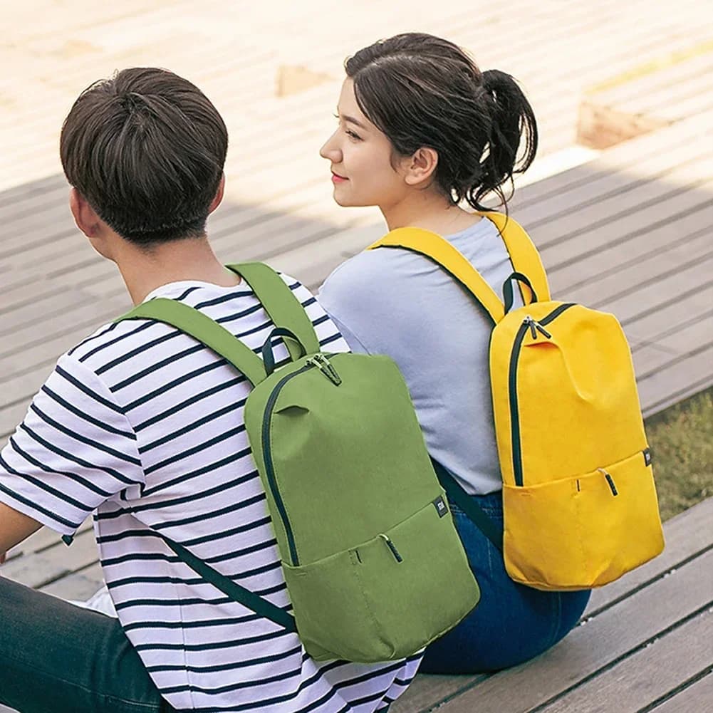 Original Xiaomi Mi Small Backpack City Leisure Travel Sports Bag 10L Waterproof Bag Unisex Multicolor Combination Smart Bag - 3