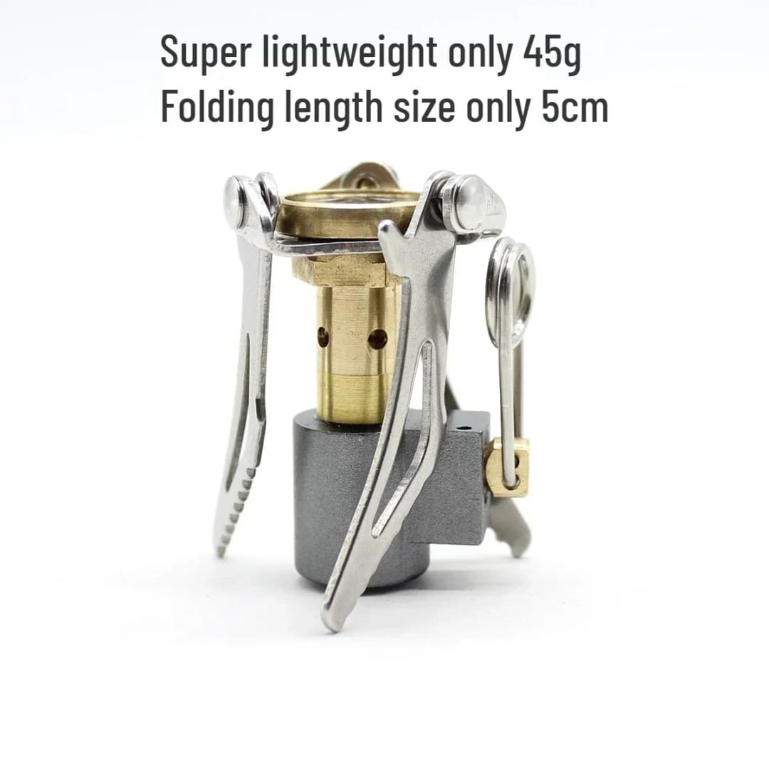 3000W Outdoor Camping Folding Super Mini Oven Pocket Picnic Cooking Gas Burner Cooker Furnace Stove - 2