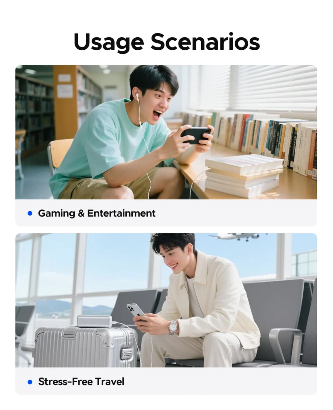 ORICO محول USB C OTG للشحن ونقل البيانات والصوت متوافق مع iPhone 14, 13, 12, 11 Xs و iPad و iPod و AirPods والأجهزة اللوحية - 6