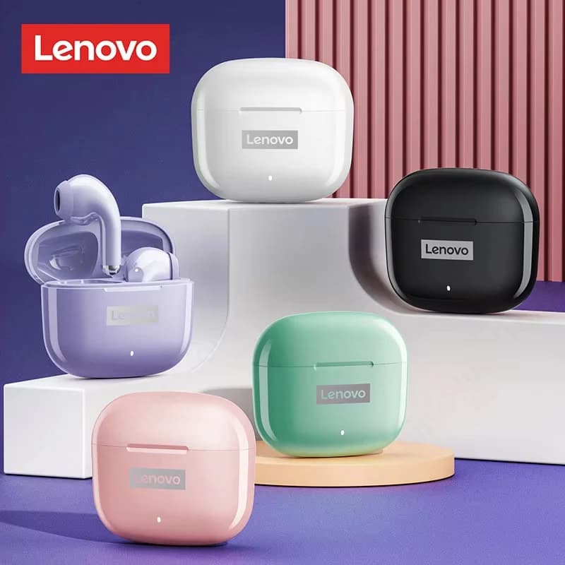 Lenovo LP40 Pro TWS Bluetooth 5.1 Quick Connect Earphones Ergonomic Design Headphones Powerful Transmission Speed Headset - 2