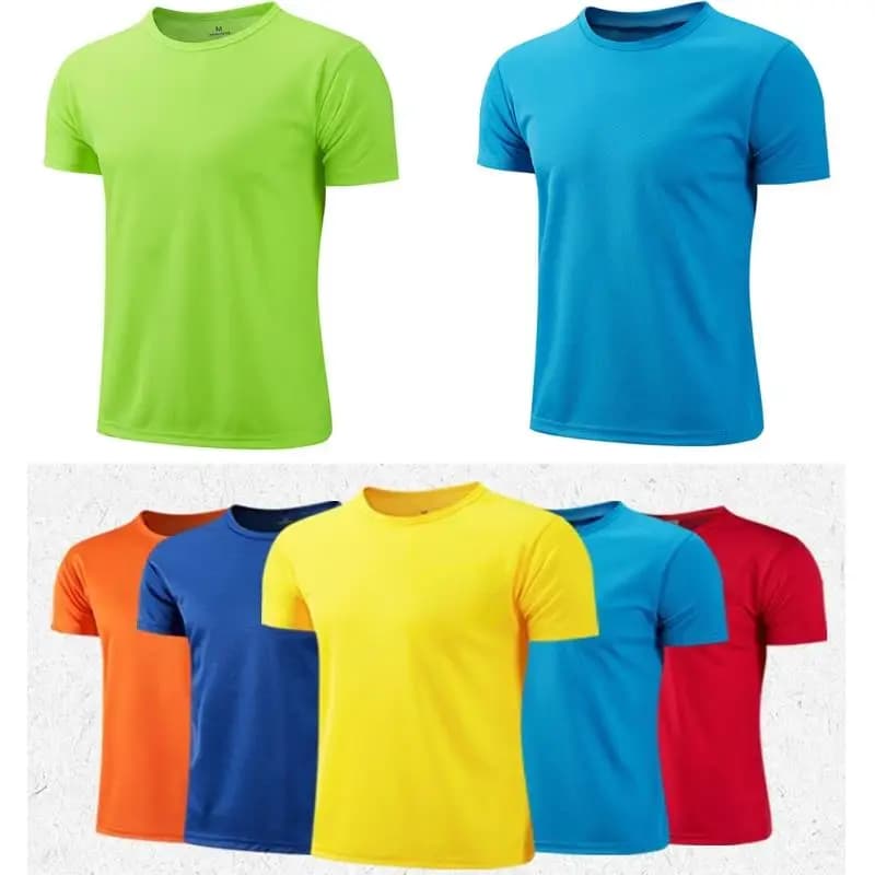 Men Women Quick Dry Short Sleeve Sport T Shirt Gym Jerseys Fitness Shirt Trainer Running T-Shirt Teenager Breathable Sportswears - 6