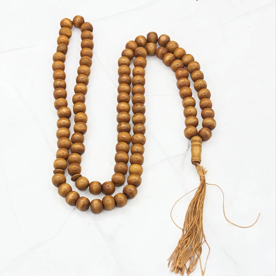 مسبحة صلاة إسلامية من خشب الصندل 99 حبة 10 ملم مسبحة مسلمة مسبحة مسلمة مسبحة مسلمة مسبحة مسلمة مسبحة قلق عداد صلاة - 6