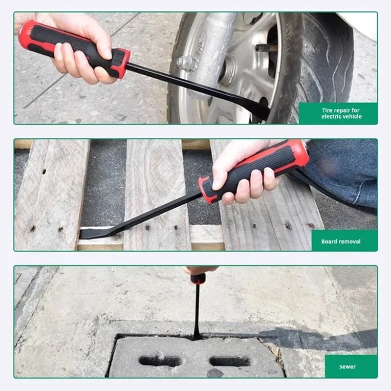 مجموعة أدوات رفع ثقيلة قضيب رفع صناعي سميك قضيب رفع بإطار زاوي مع مقبض مريح للرفع والتحريك - 6