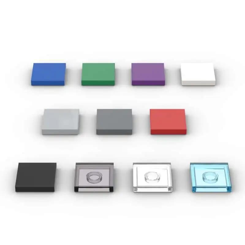 MOC 10 قطع 3068 2x2 إطارات مكعبات بناء عدة تقنية عالية لوحة ضوء لوح طوب جسيمات DIY فكرة لعب أطفال هدية عيد ميلاد