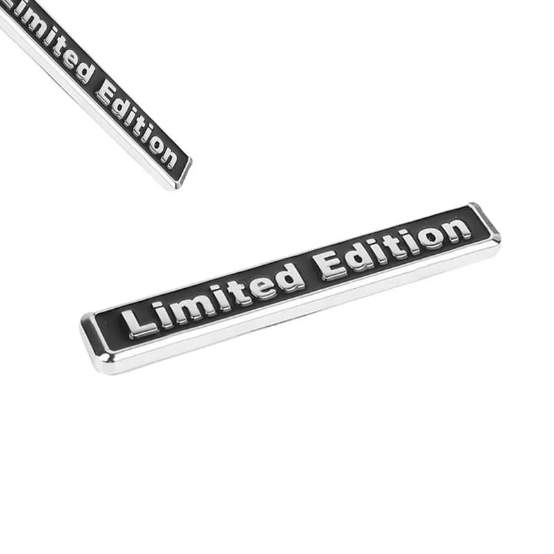 3D Plating Metal LIMITED EDITION Logo Car Rear Fender Trunk Sticker Emblem Black Car Accessories Tuning Exterior Decal Sticker - 6