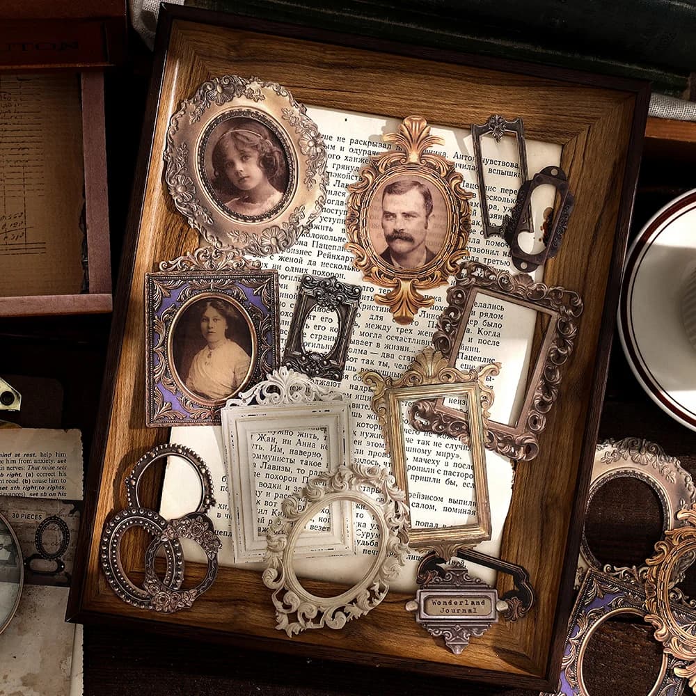 30 قطعة/الحزمة ملصقات الساعة الميكانيكية خمر ديكور DIY بها بنفسك سكرابوكينغ المواد الفن الكولاج القرطاسية جماليات ملصقات - 4