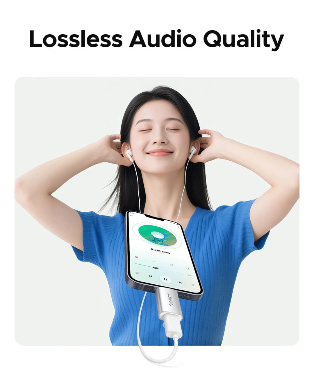 ORICO محول USB C OTG للشحن ونقل البيانات والصوت متوافق مع iPhone 14, 13, 12, 11 Xs و iPad و iPod و AirPods والأجهزة اللوحية - 2