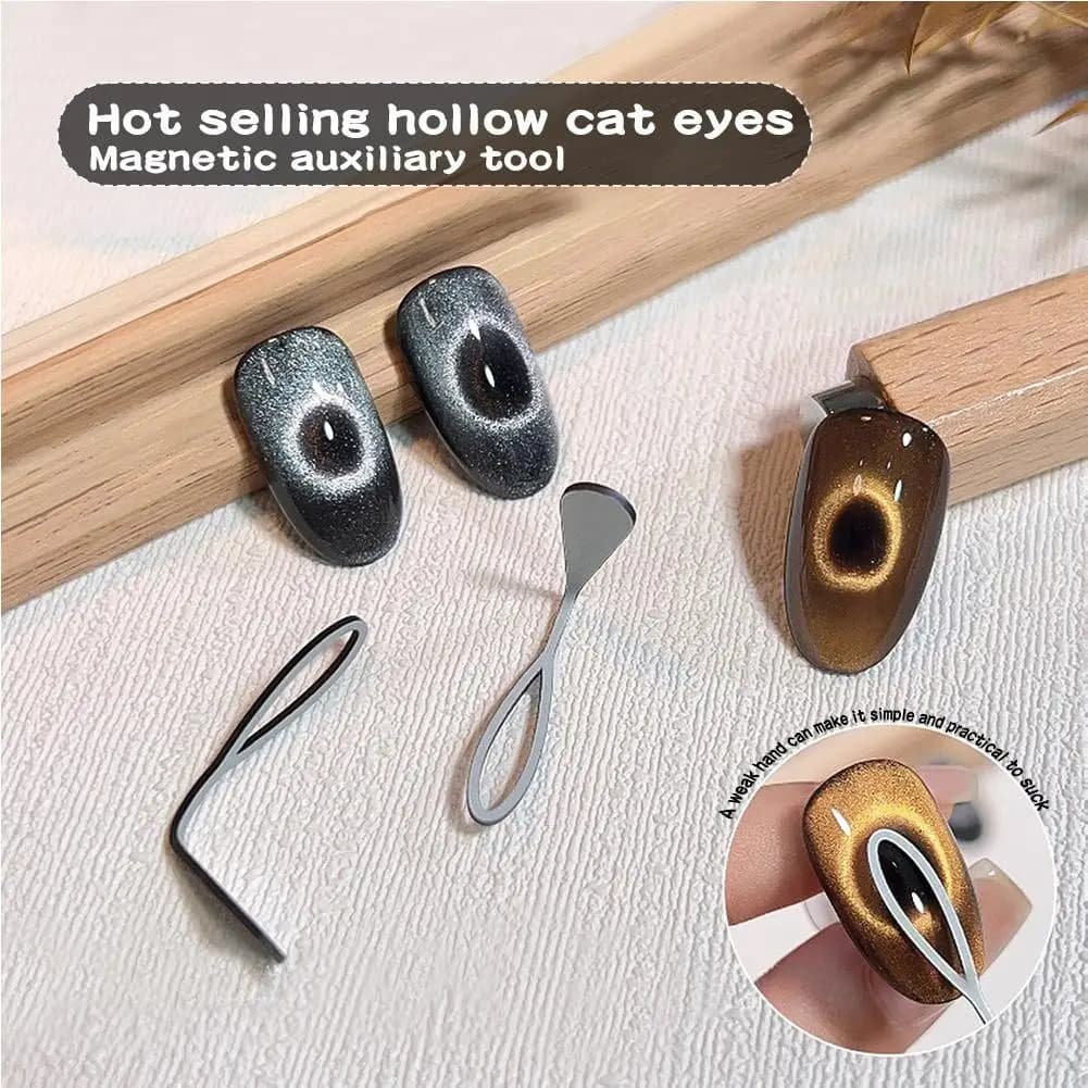 Iron Sheet Heart Cat Eye Effect Nail Art Magnetic Stick Accessories Cat's Eye Gel DIY Multifunctional Manicure Tools - 5