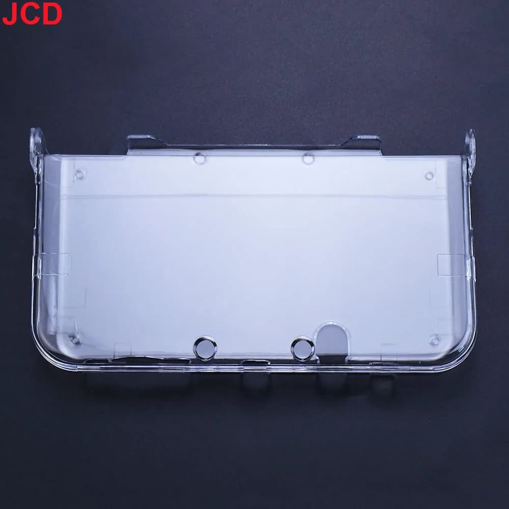 غطاء حماية شفاف من البلاستيك من JCD لجهاز 3DS و3DS XL وLL وNew 3DS وNew 3DS XL/LL مع واقي شاشة - 6