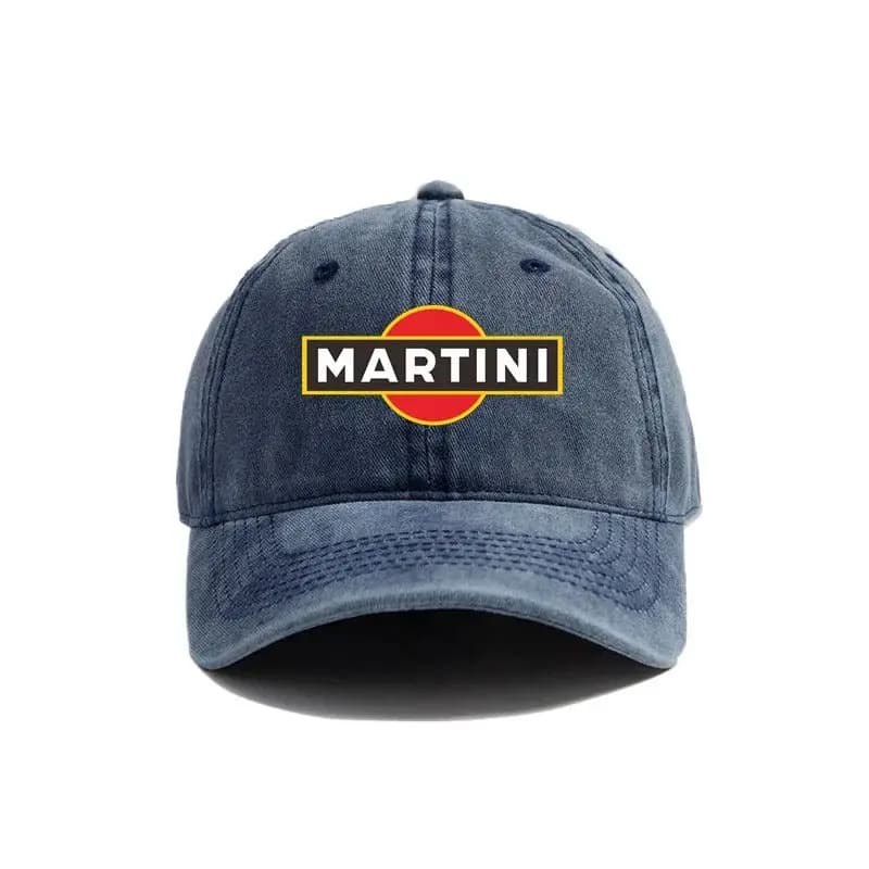 Martini Racing Baseball Caps Distressed Hats Cap Men Women Retro Outdoor Summer Adjustable Dad Hats - 5