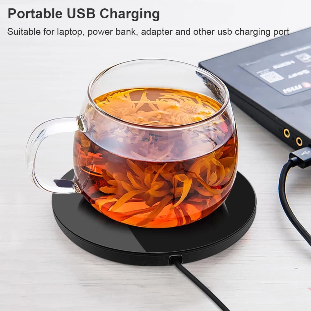 Coffee Cup Heater Mug Warmer USB Heating Pad Electic Milk Tea Water Thermostatic Coasters Cup Warmer For Home Office Desk DC 5V - 5