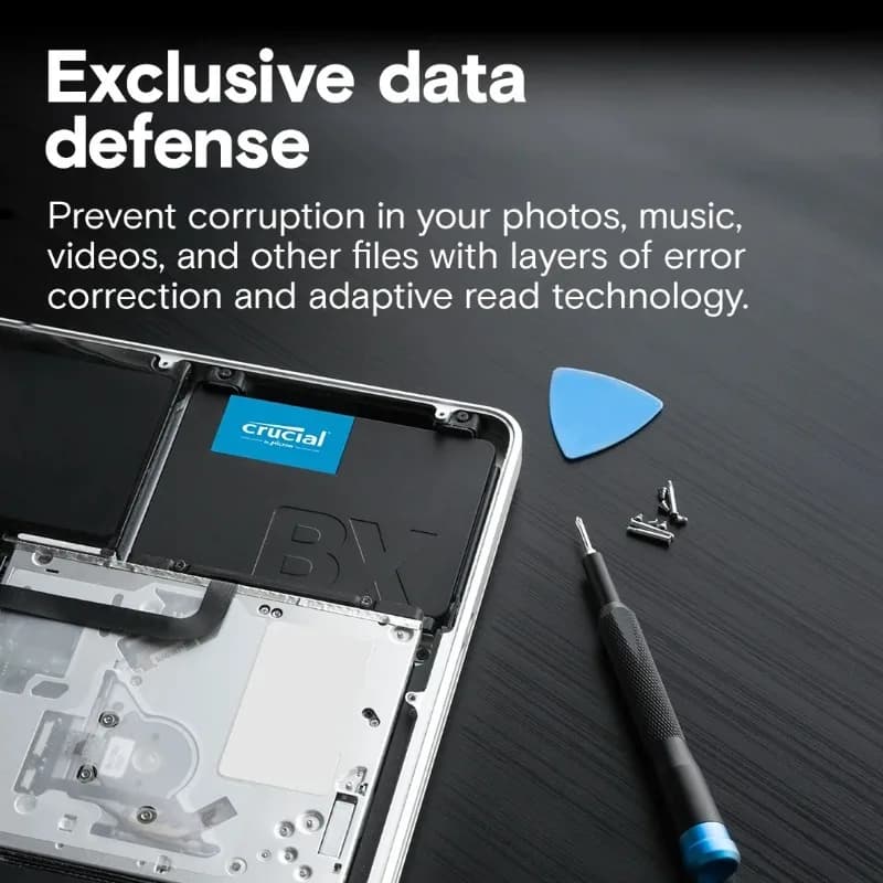 Crucial SSD MX500 256GB 500GB 1TB 2TB 3D NAND SATA 2.5 Inch High Speed Internal Solid State Drive For Laptop Desktop - 5