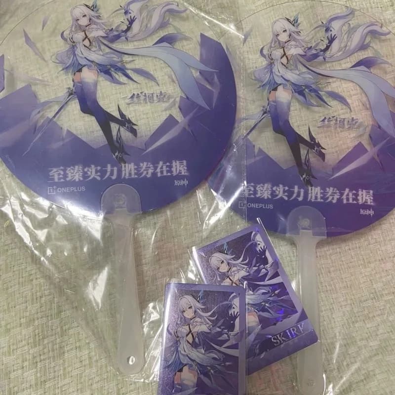 مجموعة رسمية أصلية من تعاون جينشين إمباكت مع ون بلس: حمالة هاتف كاميساتو أياكا مع بطاقة شفافة وصورة فوتوغرافية - 3