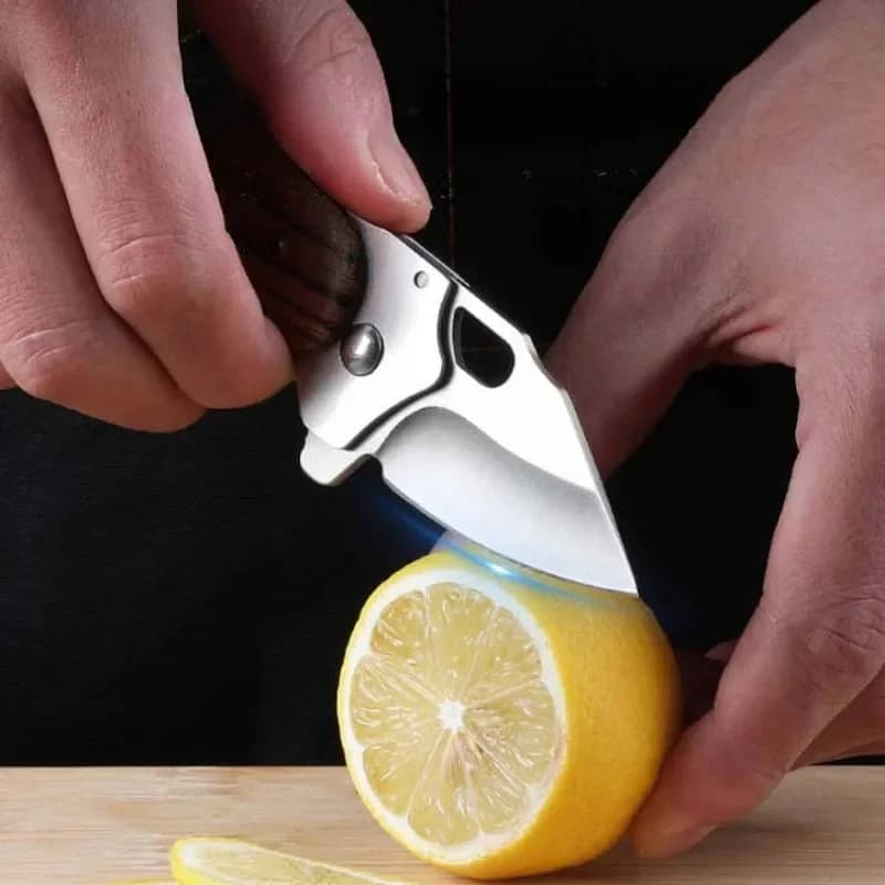 PLYS Sharp High Hardness Outdoor Keychain Knife,folding Fruit Knife, Household Multifunctional Mini Pocket Knife - 3