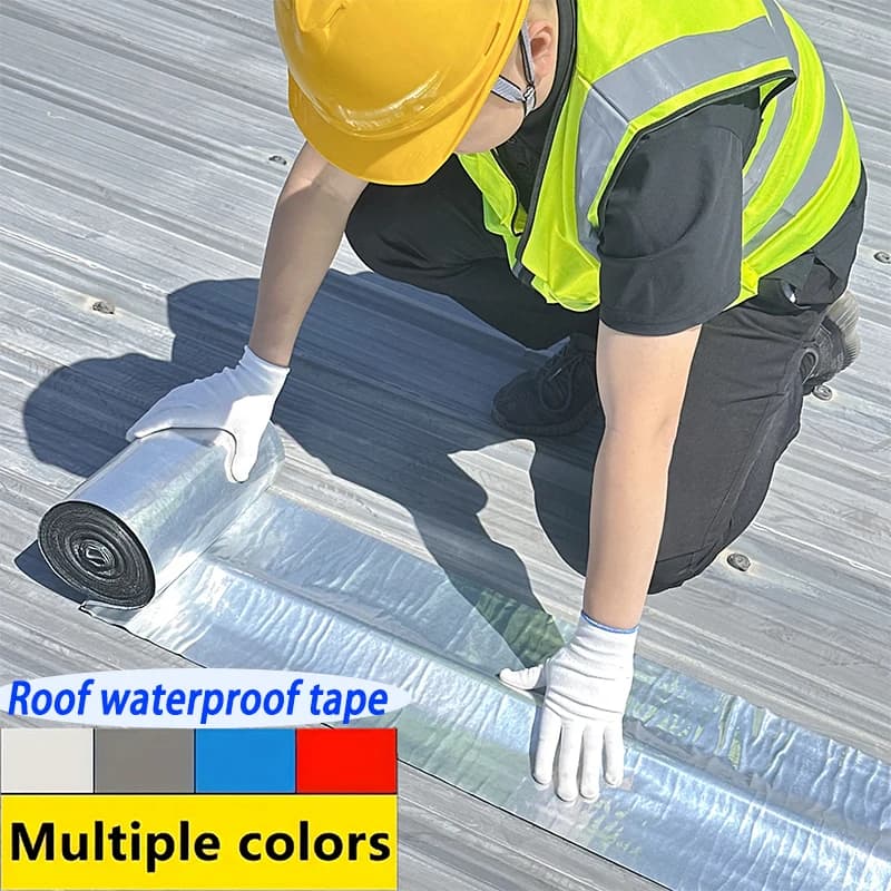 industrial metal roof waterproof tape,Self-adhesive waterproof and heat-resistant tape,waterproof film,roof waterproof tape - 2