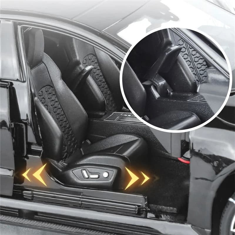 1:18 مفتاح نسخة التحكم عن بعد أودي RS7 سبيكة سيارة رياضية نموذج دييكاست المعادن سباق السيارات نموذج الصوت ضوء الاطفال لعبة هدية - 4