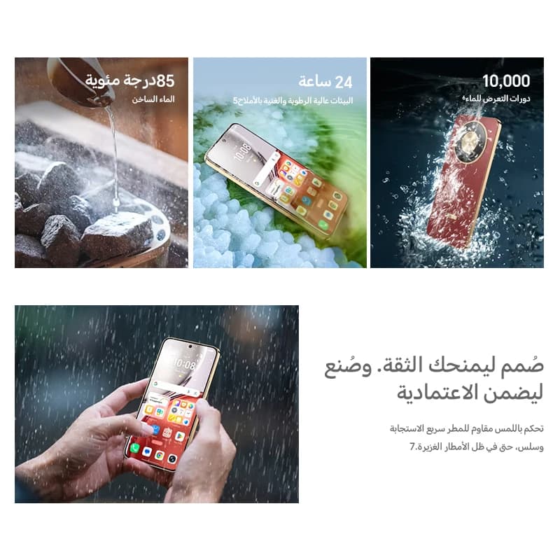 هاتف HONOR X9d الجديد الإصدار العالمي 12 جيجابايت + 256/512 جيجابايت بشاشة 6.79 بوصة بمعدل تحديث 120 هرتز وكاميرا ذكاء اصطناعي بدقة 108 ميجابكسل وبطارية 8300 مللي أمبير وشحن فائق السرعة 66 واط و NFC - 6