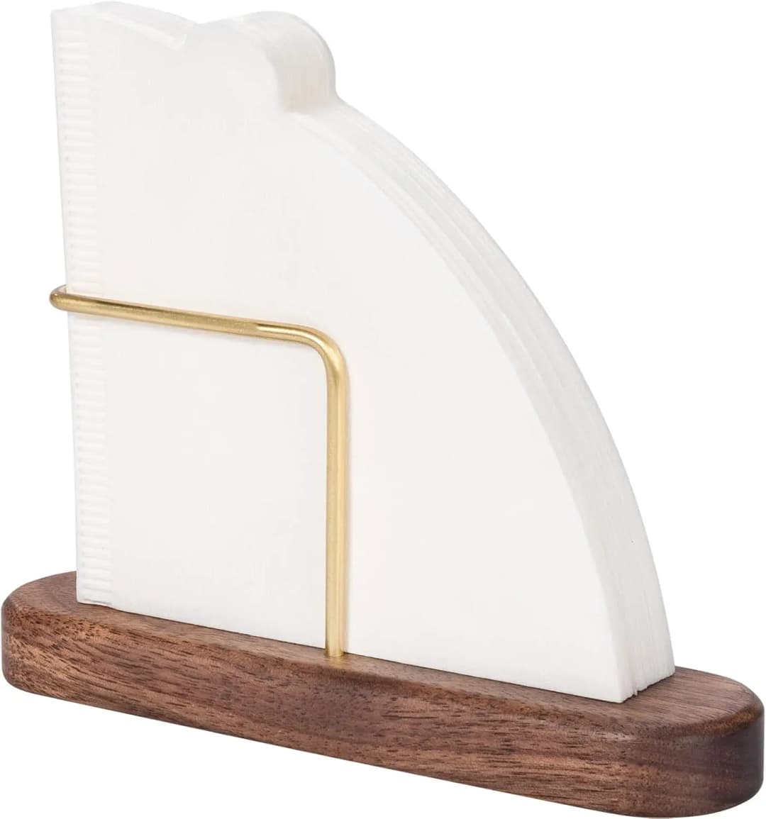 حامل مرشح قهوة مخروطي، حامل تخزين مرشح قهوة، حاوية مرشح قهوة لمرشحات قهوة V60 الورقية مقاس 01 و02