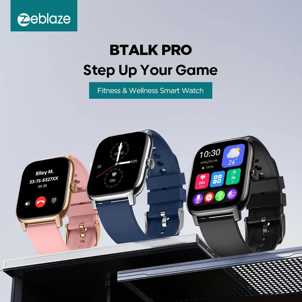 ساعة ذكية جديدة Zeblaze Btalk PRO شاشة HD 1.91 بوصة مكالمات صوتية ساعة ذكية متعددة الأوضاع الرياضية تتبع الصحة - 2