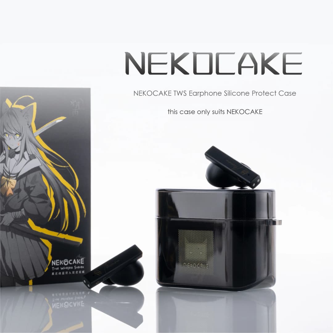غطاء حماية سيليكون من MOONDROP لسماعات الأذن TWS Nekocake - 2