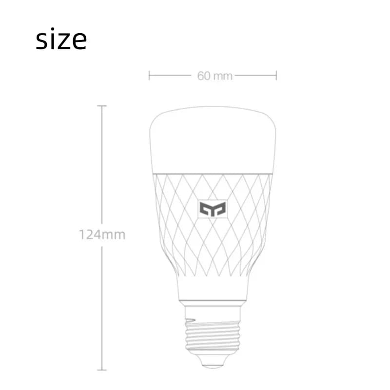 YEELIGHT Smart LED Bulb Colorful M2 Bluetooth Connection E26/E27 Dimmable 1700K-6500K Voice Control Compatible with Google Home - 6