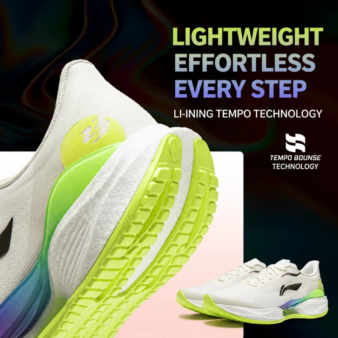أحذية ركض نسائية Li-Ning SUPER LIGHT 23 خفيفة BOOM FIBER قابلة للتنفس متينة مستقرة أحذية جري يومية ARBW018 - 3