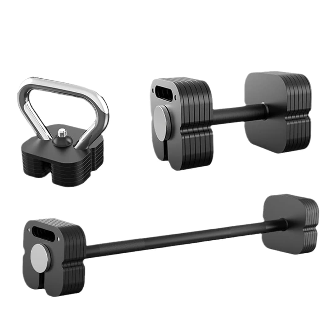 2026 Professional Pure Steel Adjustable Dumbbell 4kg-102kg Fast Adjustable Dumbbell 2kg Incremental Square Plug-in Dumbbell - 5