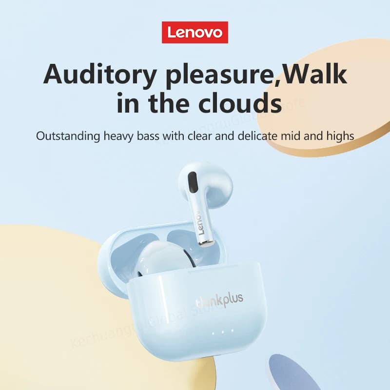 سماعات أذن Lenovo LP40 II أصلية LP40 plus TWS بلوتوث لاسلكي 5.3 سماعات رأس رياضية تقليل الضوضاء تحكم باللمس - 4