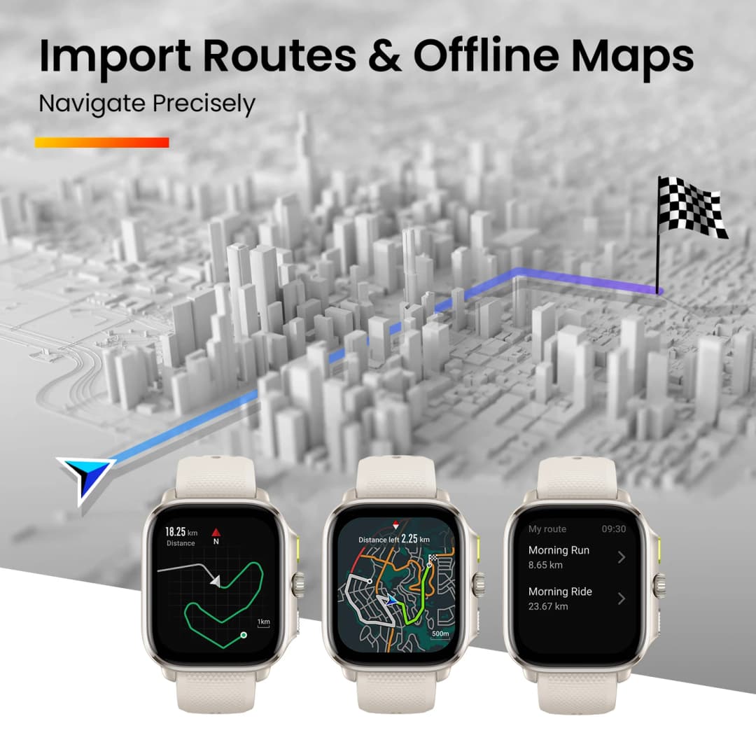 Amazfit Cheetah Square Smartwatch 150+Sports Mode Monitoring Dual-band GPS Heart Rate Tracking Smart Watch - 5