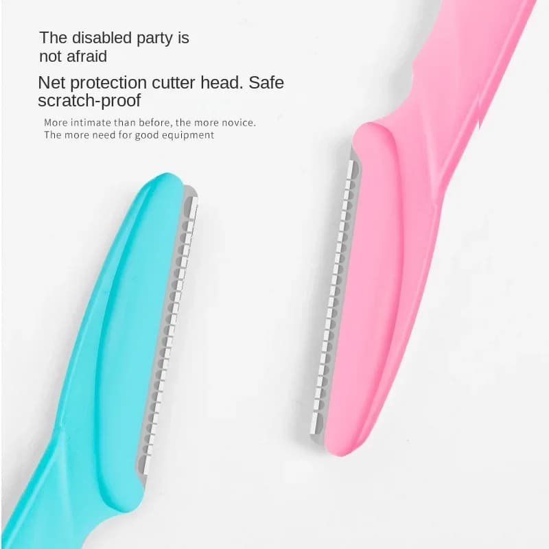 Travel Portable Eyebrow Trimmer Face Razor Face Hair Remover Tools Eyebrow Razor Instruments Cosmetic Beauty Pro Make Up Tools - 5
