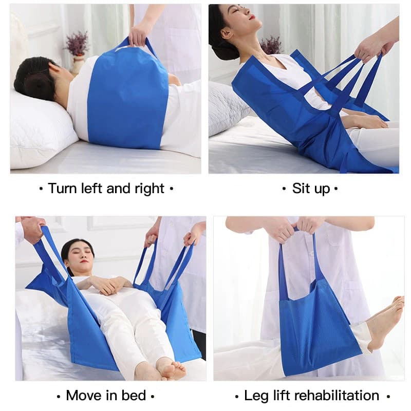 Household Soft Stretcher Transfer Belt Positioning Bed Pad Nursing Shift Pad Transport Mat Elderly Bedridden Patient Turning Aid - 3