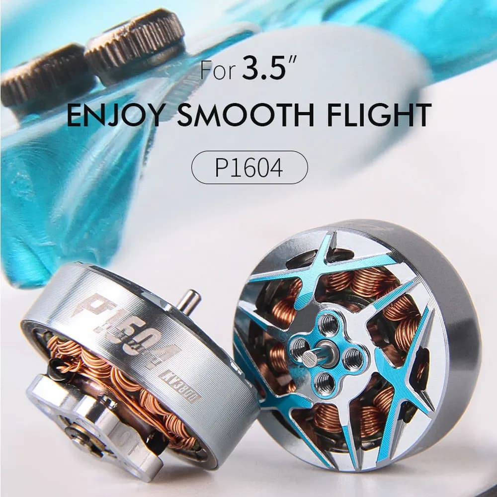 4 قطع T-MOTOR P1604 KV2850 6S/KV3800 4S محرك بلا فرشات عمود 1.5 مم فتحات 9*9 مم لطائرات RC FPV Freestyle 3.5 بوصة أقل من 250 جرام - 5