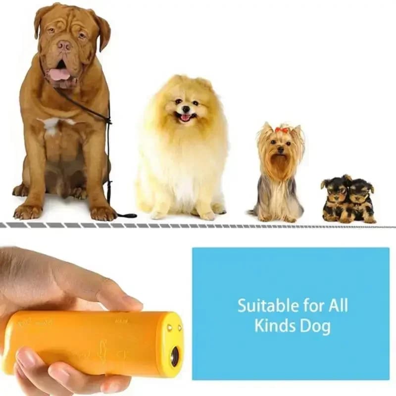 New Ultrasonic Pet Dog Repeller Anti Barking Stop Bark Training Device High Power Dog Training Repellents Without Battery Pet - 4