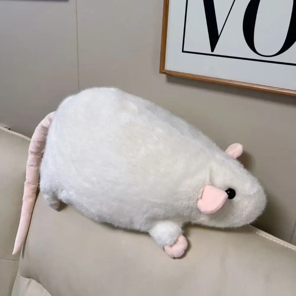 Cute 35/50cm Mouse Doll Plush Oversized Flower Branch Rat Doll Cartoon Soft Animal Figure Kids Gift Birthday - 3