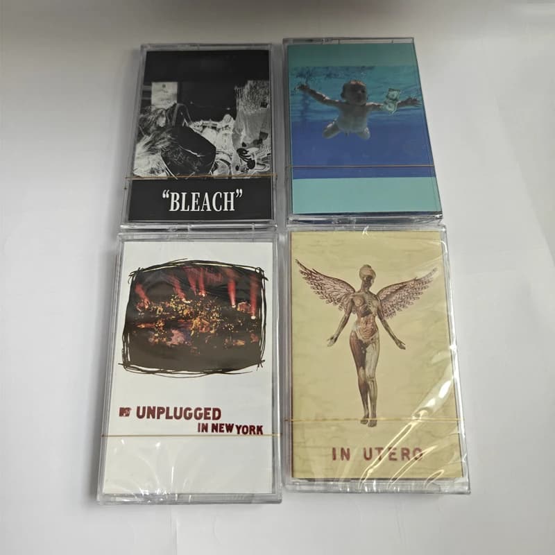 شريط موسيقى روك جرنج أوروبي أمريكي ألبوم MTV Unplugged in New York كاسيتات كوسبلاي ووكمان مسجل سيارة صندوق موسيقى تصويرية