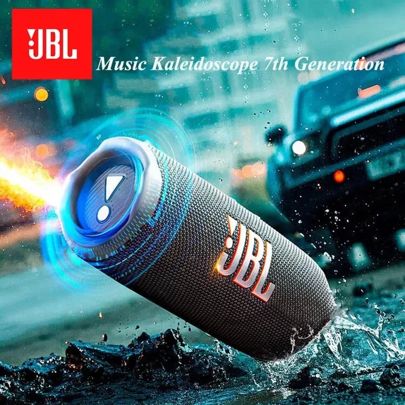 JBL Flip 7 Bluetooth Speaker, IP68 Waterproof Dustproof, AI Sound Boost Deep Bass, 16H Playtime - 2