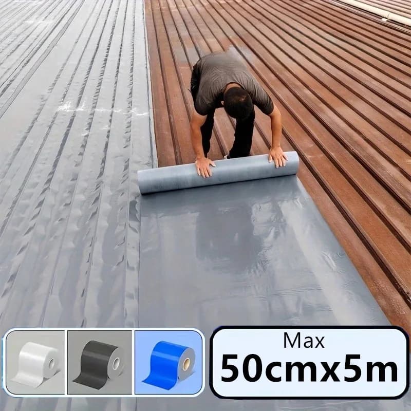 شريط مقاوم للماء من مادة PVC المضادة للشيخوخة، لإصلاح شقوق جدران الأسطح المعدنية والمموجة، مقاوم للأشعة فوق البنفسجية والحرارة