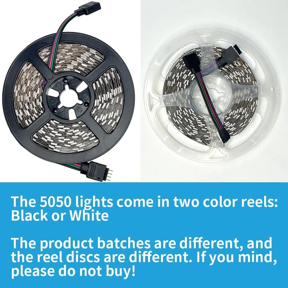 شريط إضاءة ليد ذكي من تيا لايف تحكم بلوتوث DC12V 5M SMD 5050 54 ليد/م مصباح حبل مرن لشاشة المكتب والتلفزيون إضاءة خلفية - 3