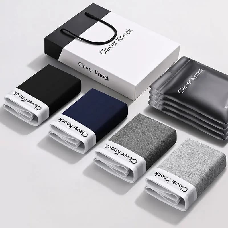 1/3PCS Cotton Men's Boxer Shorts Solid Plus Size Sexy Underpants Male Breathbale Lingerie Soft Comfort Daily Wear Panties - 6