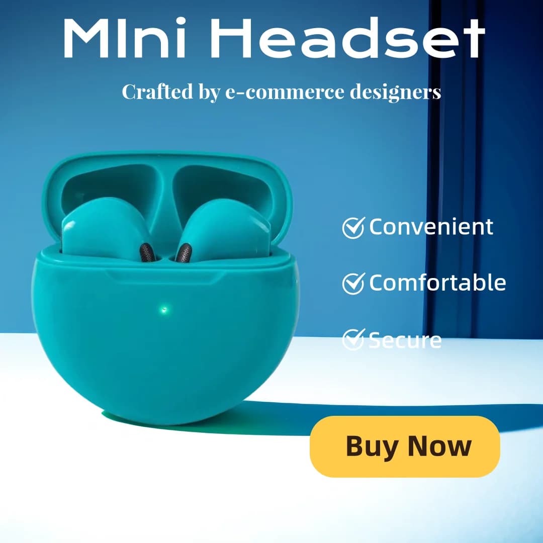 سماعات بلوتوث صغيرة لاسلكية محمولة مع ميكروفون لسماعات الهاتف المحمول - 4