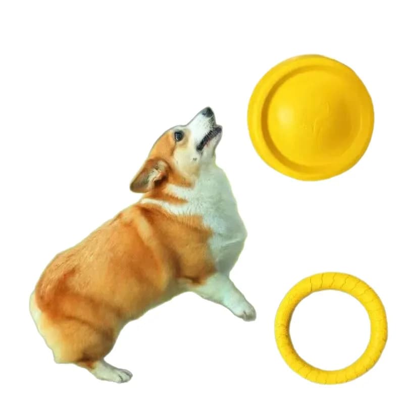 Dog Ring Toys Indestructible Chewing Flying Floating Training Tools Fetch for Small Medium Large Dogs Throwing Catching Flying - 5