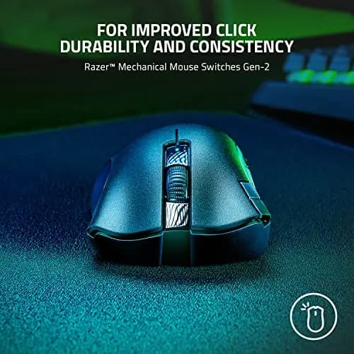 Razer DeathAdder V2 X HyperSpeed Award-Winning Ergonomic Design - Ultra-Fast Wireless - 235hr Battery Life - 6