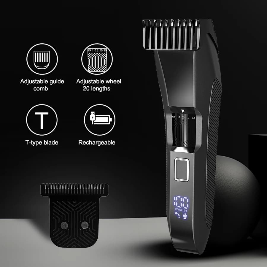 The Beard Men's Beard Trimmer - 20 Length Adjustable Cordless Clipper for Facial & Body Manscaping - 2