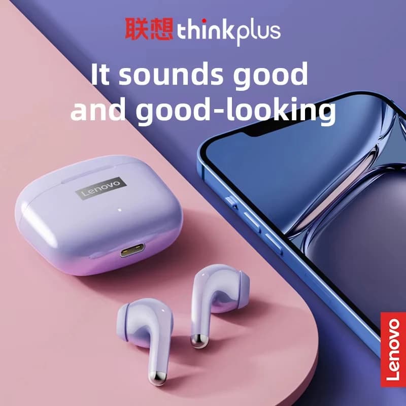 Lenovo LP40 Pro Headphones Wireless Bluetooth 5.4 TWS Hifi Stereo Earphones Gaming Sports Touch Control HD Call with Mic Earbuds - 2
